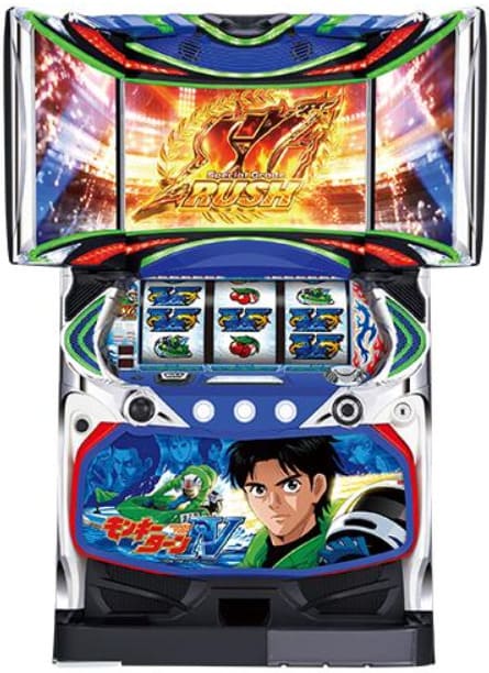 パチスロ モンキーターンⅣの筐体イメージ — メイン画面とリールデザイン